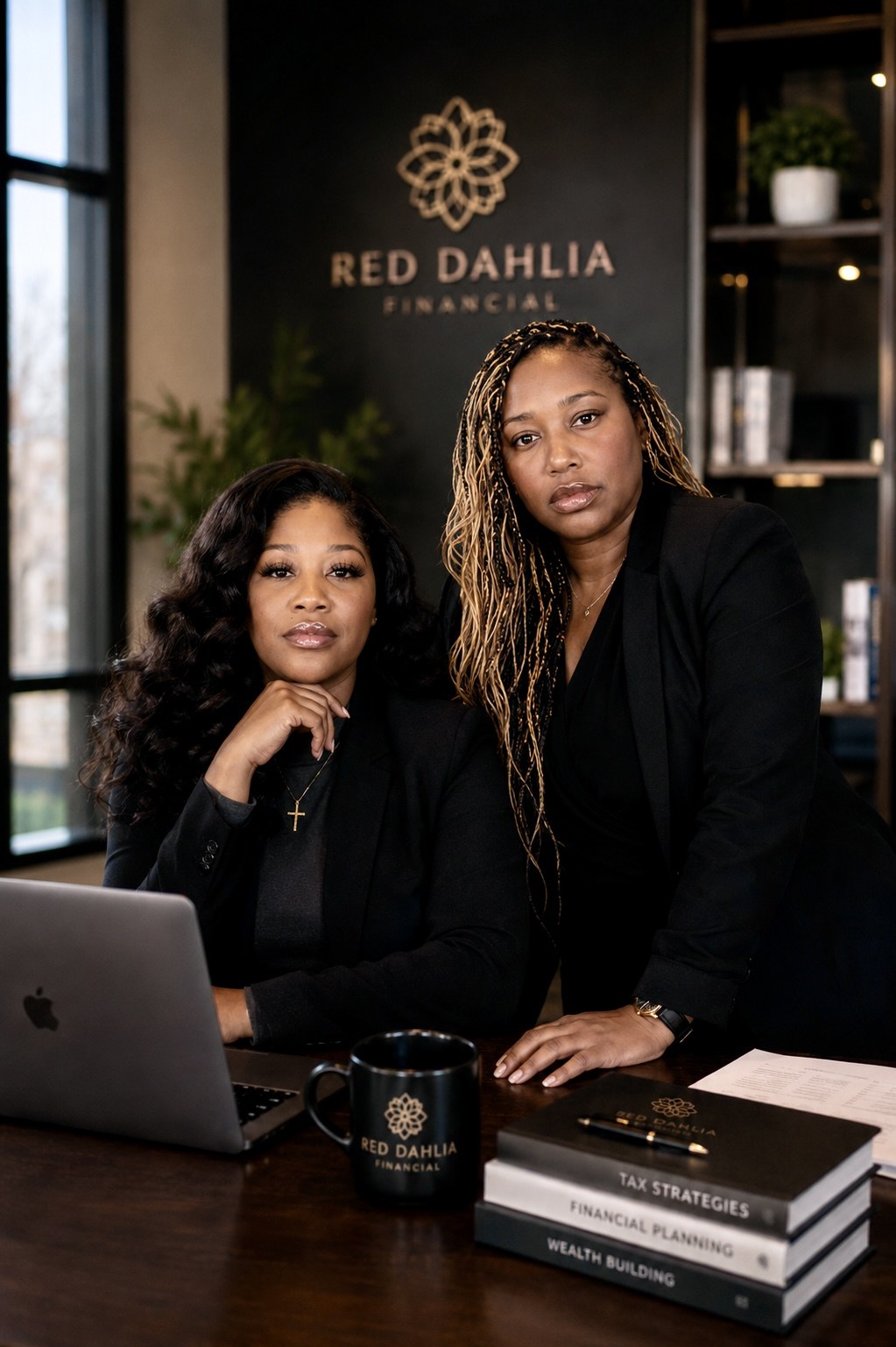 Gigi Craig and Yolanda Hollingsworth — Co-founders, Red Dahlia Financial Services