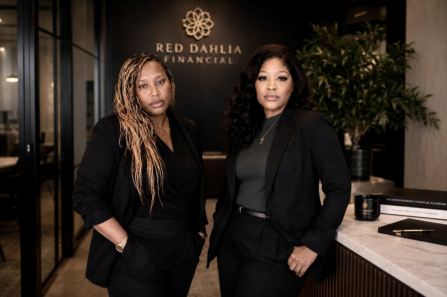 Gigi Craig and Yolanda Hollingsworth — Co-founders, Red Dahlia Financial Services